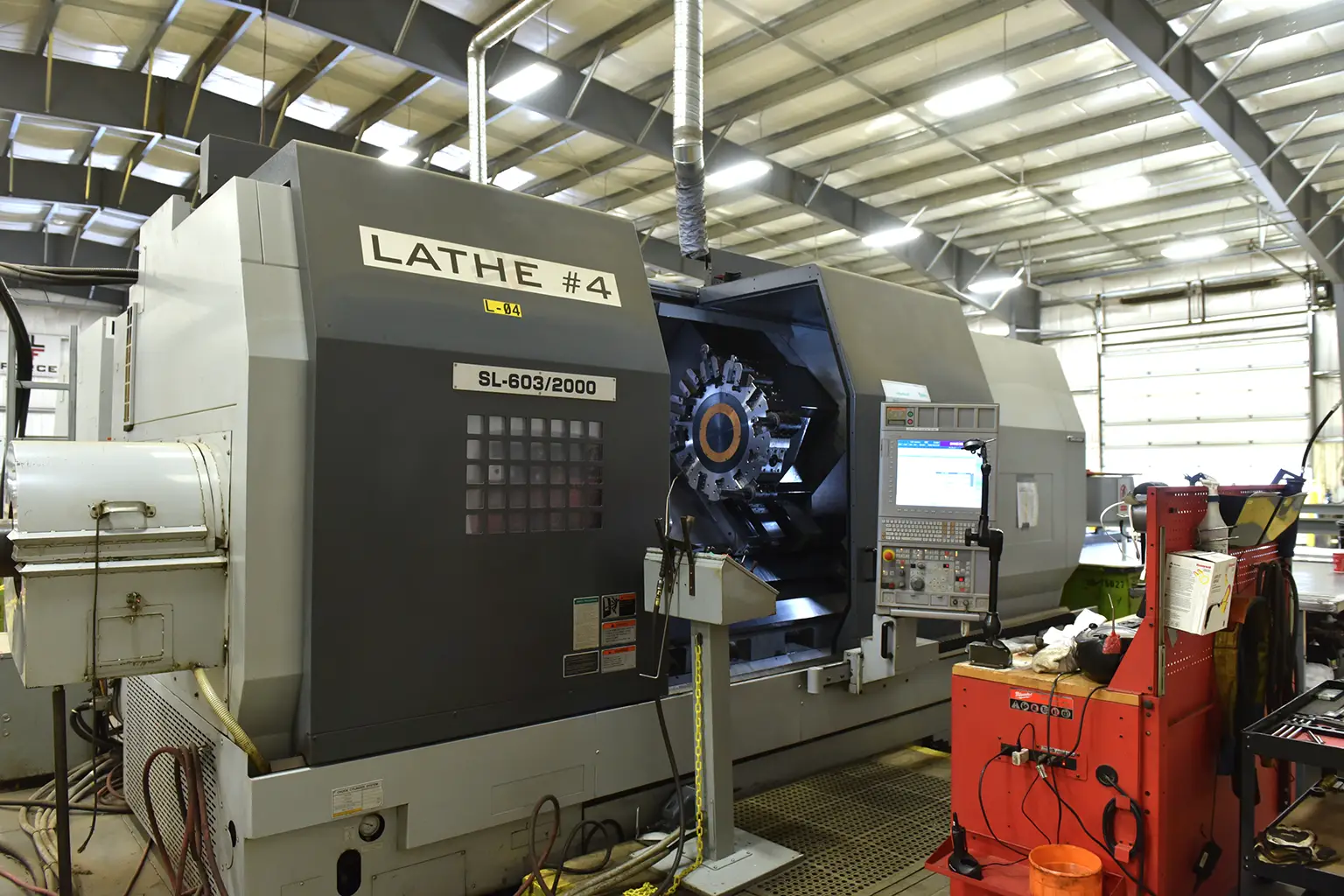 Force Inspection Services Threading Services Offer LATHE machine